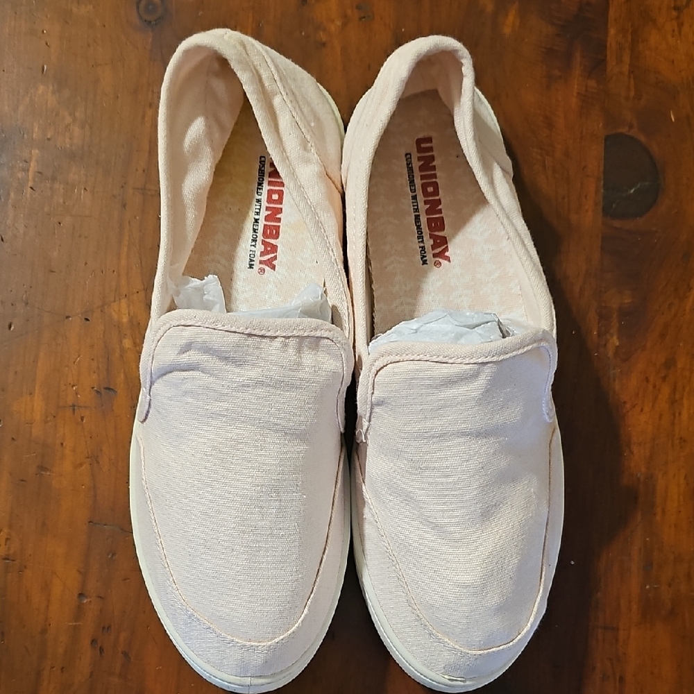 4 For $20--UNIONBAY Women's Slip-On Loafers - Light Pink. Tote 7.